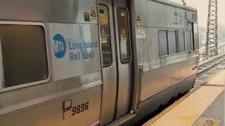 LIRR: M3 #9896 + M7 #7636 at Freeport