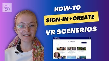 HOW-TO sign-in and create a immersive learning scenario