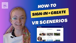 HOW-TO sign-in and create a immersive learning scenario
