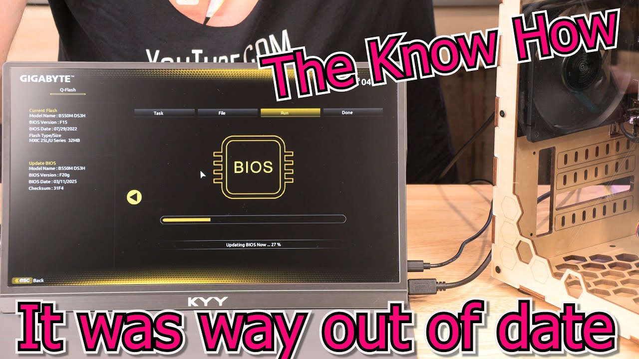 AMD B550M-DS3H BIOS update