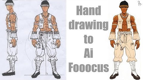 🏜️ Hand drawing to Ai, evolution with Fooocus for beginner 🏜️
