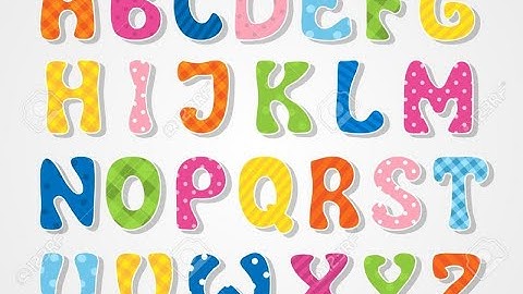 Vẽ và tô màu bảng chữ cái tiếng Anh - Dạy Bé tô màu - Menggambar dan Mewarnai Alfabet