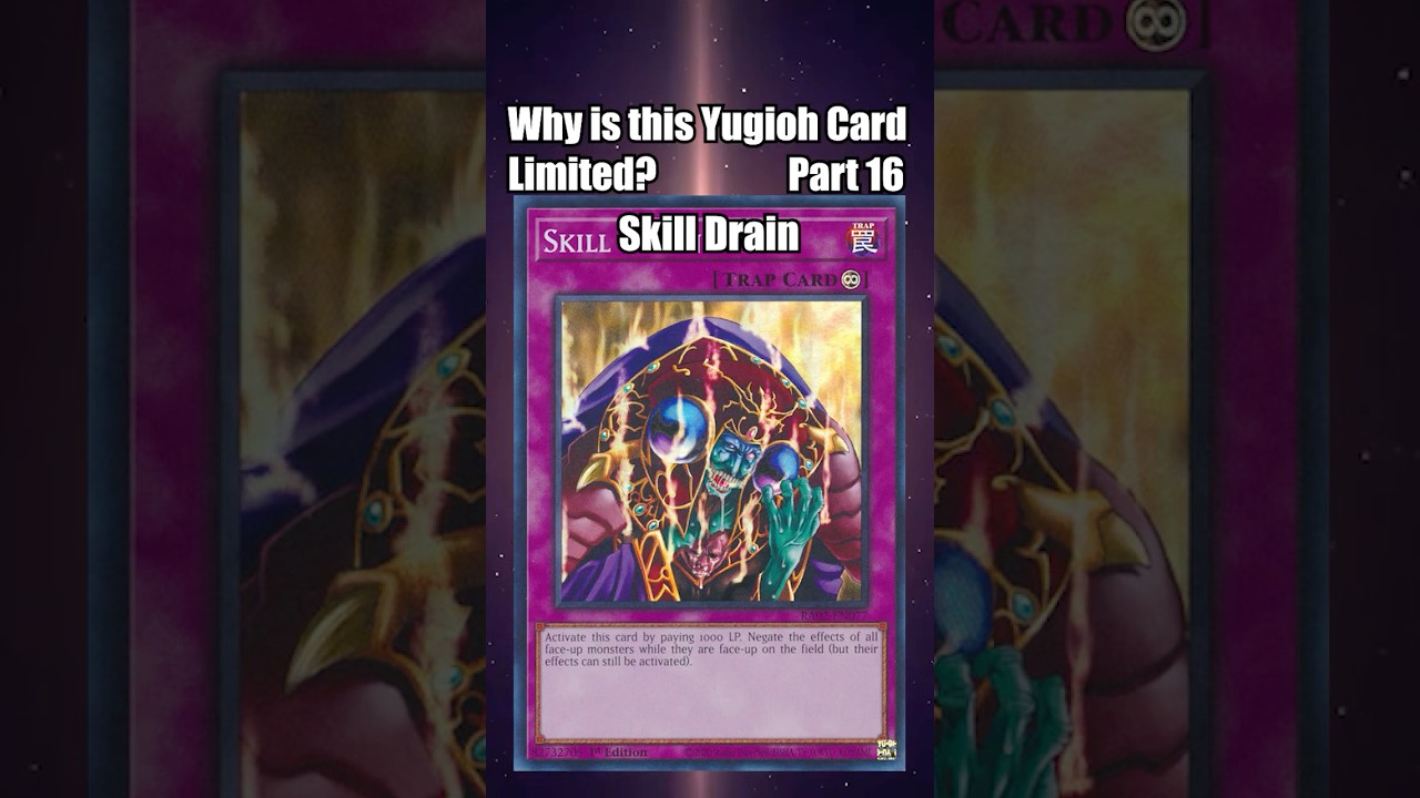 Why is Skill Drain Limited? In 1 minute! 