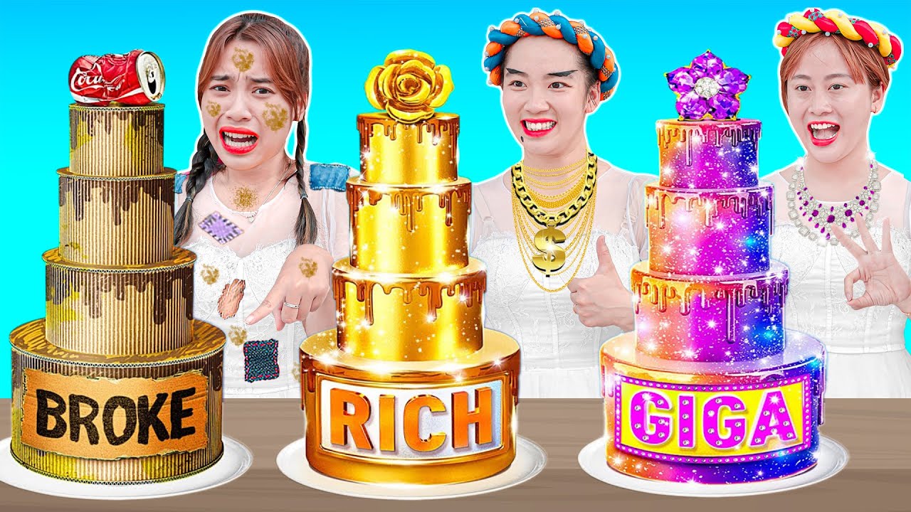 Cô Dâu Nghèo Vs Giàu Vs Siêu Giàu Tham Gia Thử Thách Làm Bánh! | Biệt Đội Tấm Cám | Miu Miu TV