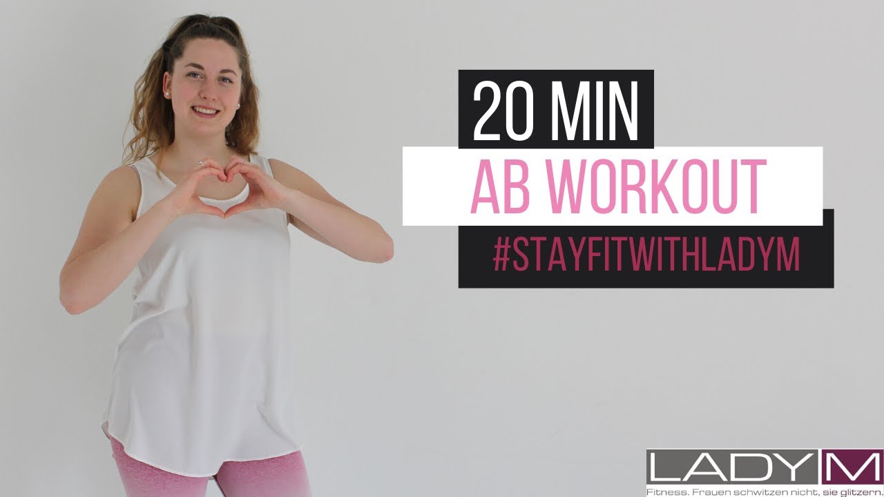 20 MIN AB WORKOUT / NO EQUIPMENT / #stayfitwithladym - YouTube