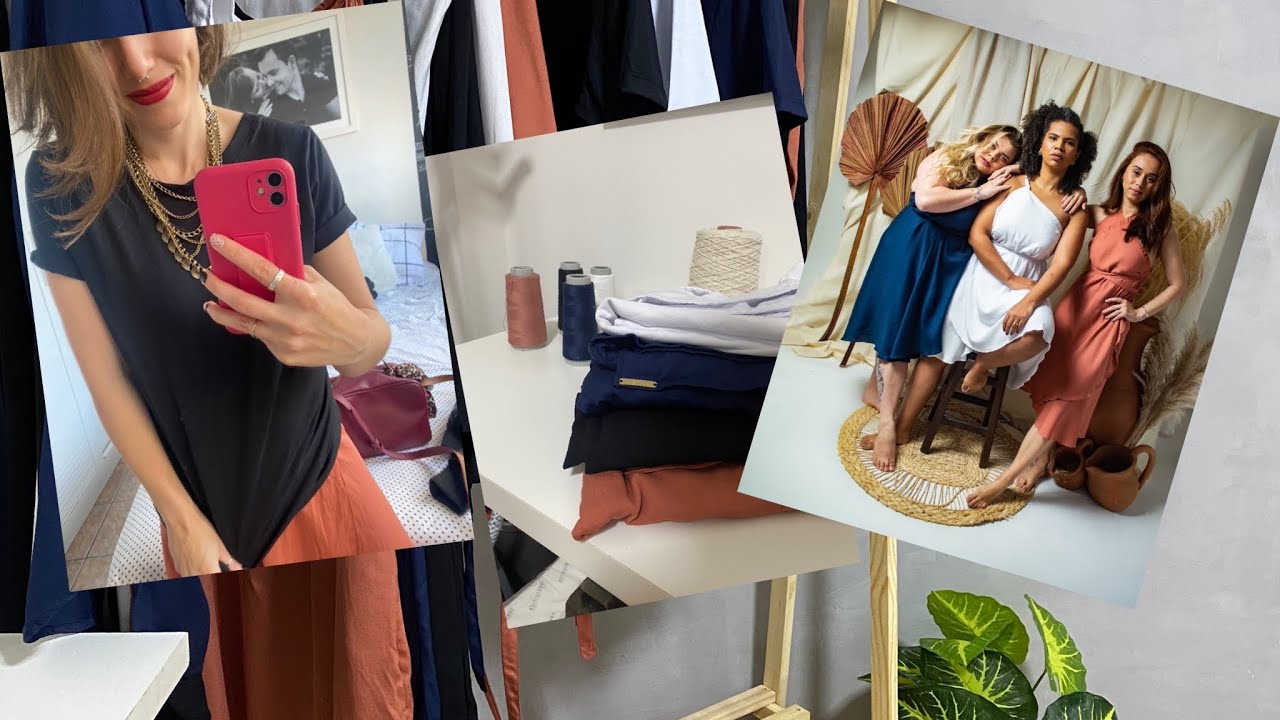 Criei uma marca de moda sustentável, minimalista e atemporal do zero ...