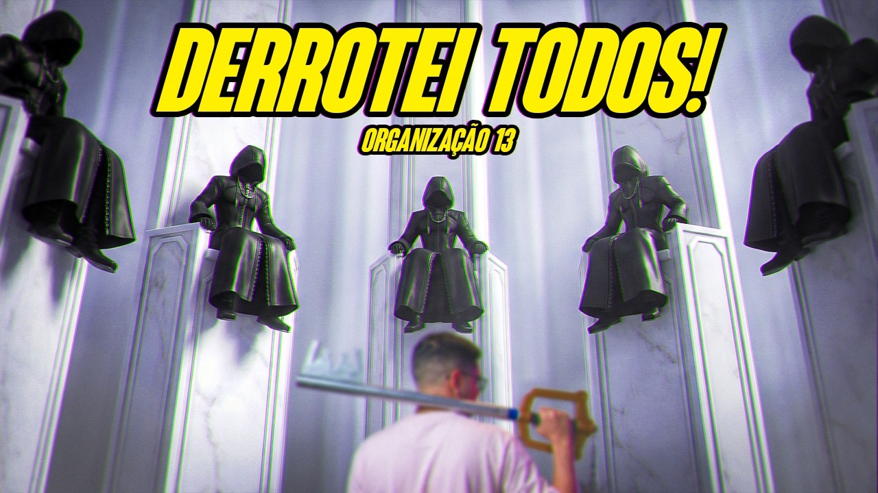 DERROTEI TODOS! Organização 13 Data no Critical Mode (Kingdom Hearts 3 Re Mind)