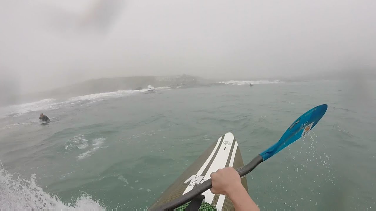 Surf kayaking at bude YouTube