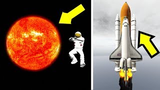 ماذا سيحدث إذا ذهبنا لكوكب الشمس في جي تي أي 5 ؟ | GTA V SPACE MOD