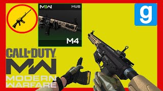 Garry's Mod: MW unofficial MWII M4 showcase