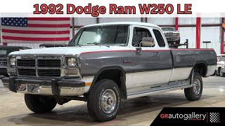 1992 Dodge Ram W250 LE For Sale - Walk Around