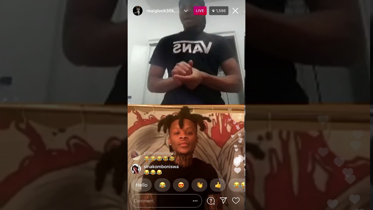 Glock 30K With Saedemario (Funny) Instagram Live February 1, 2021