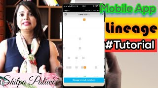 HOW TO CHECK LINEAGE DOWNLINE II MOBILE APP TUTORIAL II CORE LEADER ATOMY INDIA screenshot 5