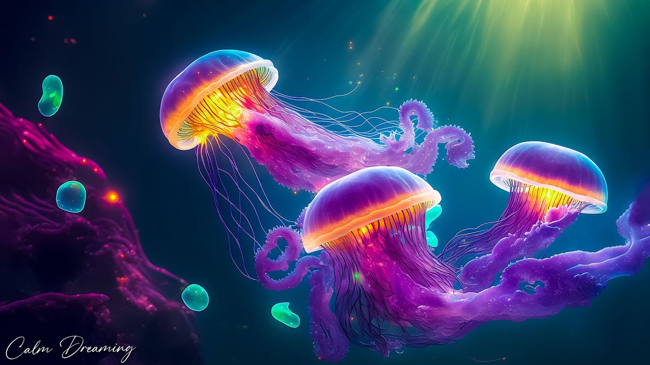 New Jellyfish Aquarium • Healing of Stress, Anxiety and Depressive States • Goodbye Insomnia #13
