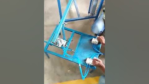 FABRICATION OF AUTOMATIC PNEUMATIC  DOUBLE AXIS WELDING MACHINE