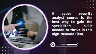Best Cyber Security Analyst Course with Infinity Learning