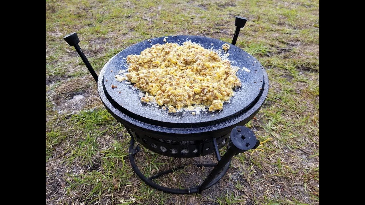 How To Cook An Easy Breakfast on the CampMaid Flip Grill Griddle YouTube