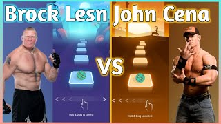 Tiles Hop - WWE Brock Lesnar - Next Big Thing VS John Cena Theme Song | Vishwas Gamer FF screenshot 1