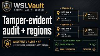 Tamper-Evident Audit + Multi-Region HA for Secrets | WSLVault Deep Dive (20 min)