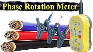 3 Phase Rotation Meter How To Use In Urdu/Hindi | phase sequence meter how to use In Urdu/Hindi