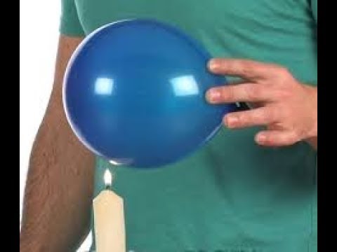 Learn how to make the balloon explode when exposed to fire for long periods