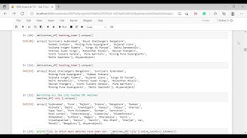 GRIP project @ TSF - Task 5 - Exploratory Data Analysis - sports (IPL)
