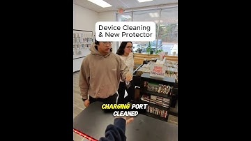 DEVICE CLEANING & NEW PROTECTOR!!! #education #brokenfix #smartphone #problemfix #cellphone #mobile