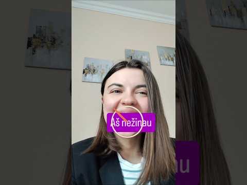 Что сказать вместо Aš nežinau #литовскийонлайн #lithuanianlanguage