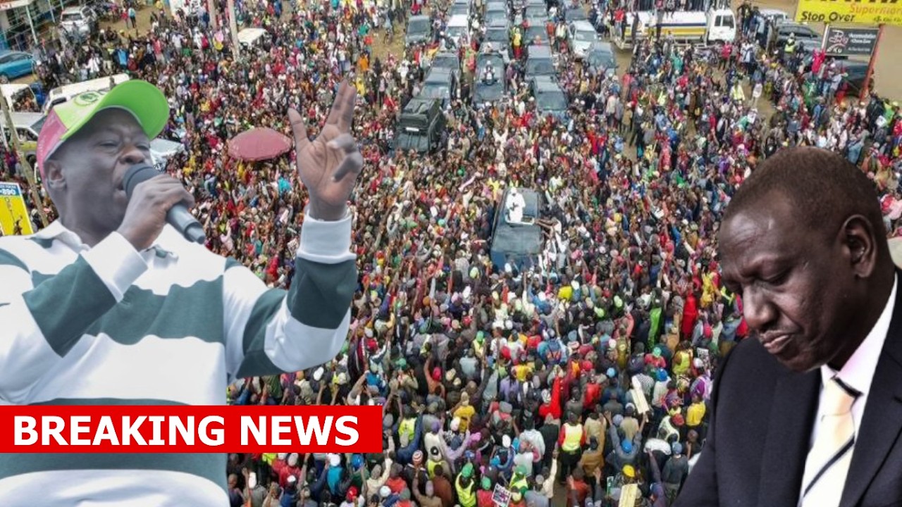 Gachagua, Kalonzo and other united opposition mega rally in Subukia to Popularize Wantam slogan!