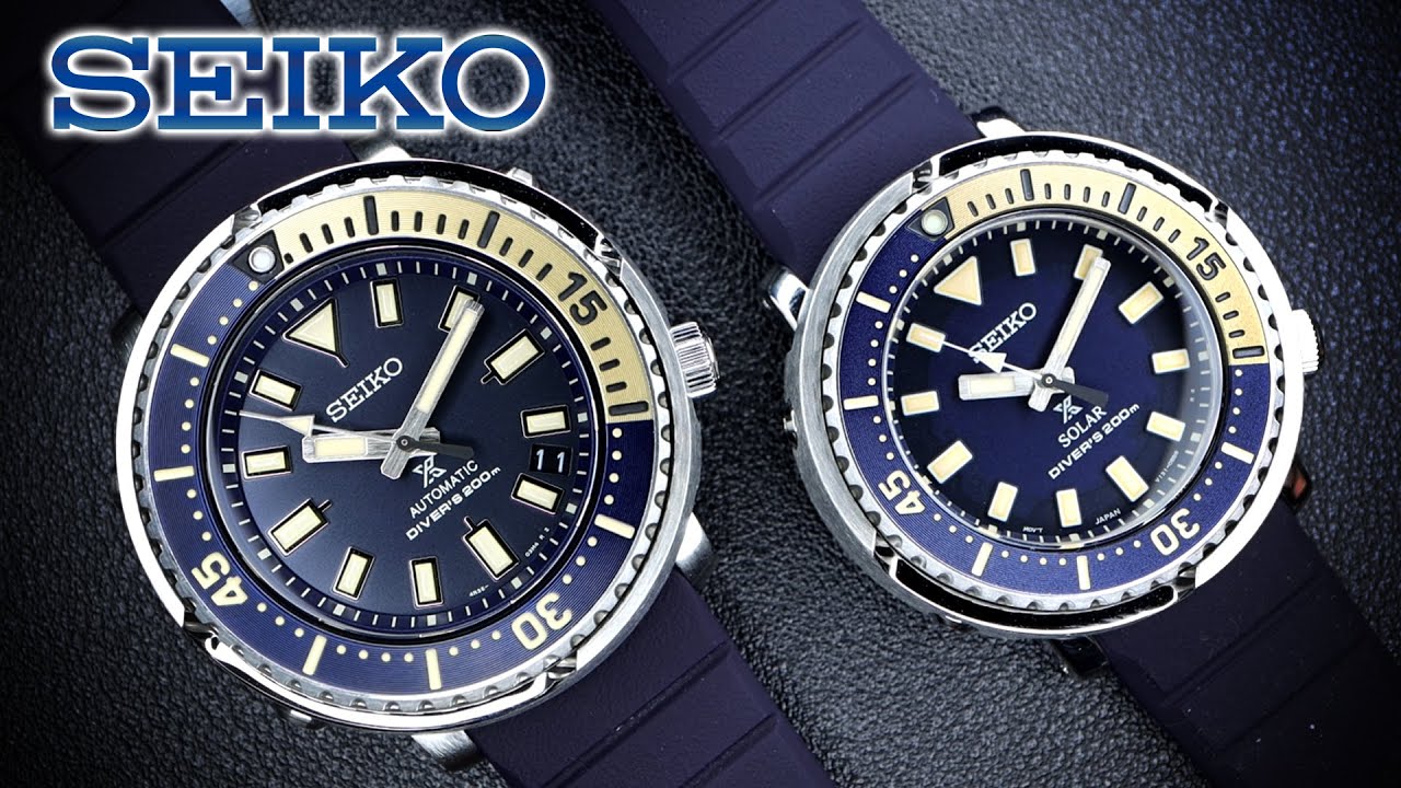 SEIKO TUNA SRPF81 & SUT403 FULL REVIEW | SBDY073 | STBQ003 | Seiko Diver  for Men and Women - YouTube