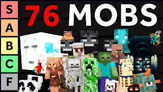 I Ranked EVERY MOB in Minecraft