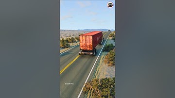 Realistic Highway Car Crashes🚗💥 #realisticcarcrashes #carcrashes #beamngdrive