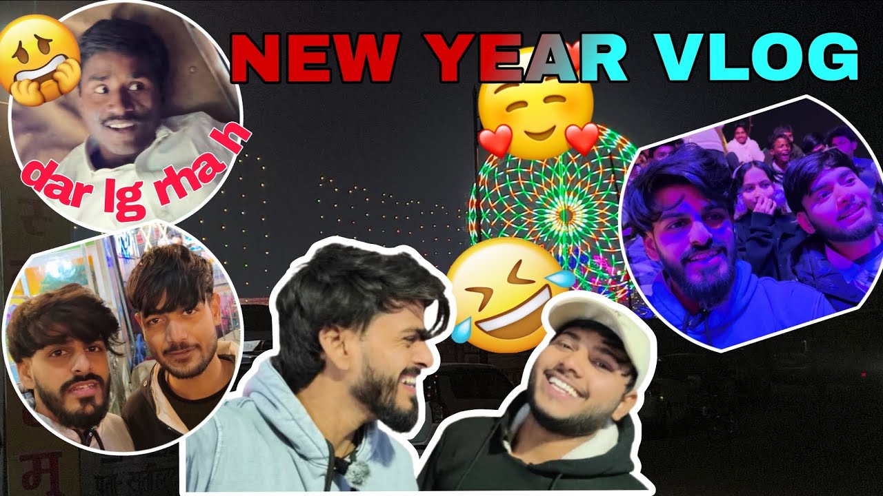New Year Vlog🎉( disney land mela 🥳) dosto ke sth ❤️‍🩹