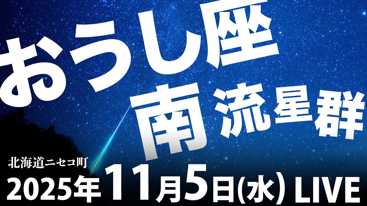 天体ライブ】おうし座南流星群2025 ライブカメラ 火球発見のチャンス