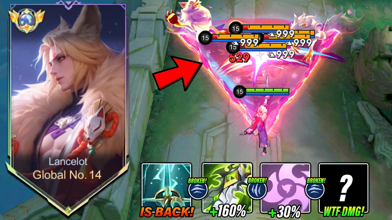 THIS LANCELOT BUILD IS ILLEGAL! 💀 LANCELOT 1 HIT DELETE BUILD IS BACK!? - MLBB