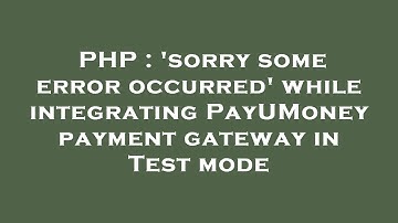 PHP : 