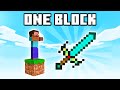 i got the BEST sword in my one block world (One Block #18)