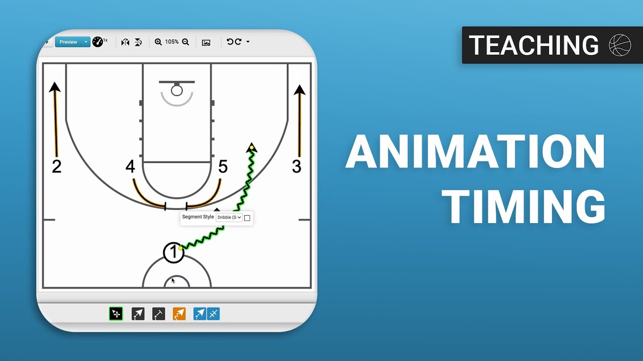 Basketball Play Example Animation Play Animation Timing - Just Play Basketball - YouTube