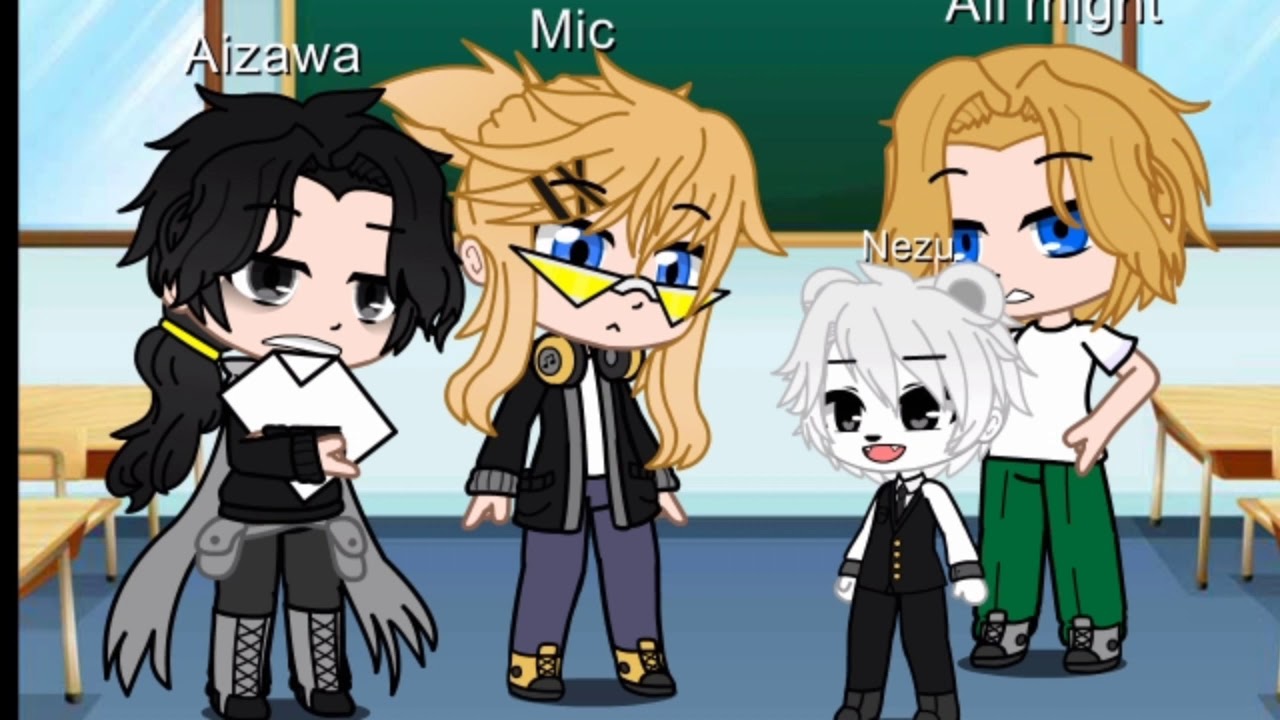 Nezu exposes Erasermic ((+13)) My Hero Gacha club YouTube