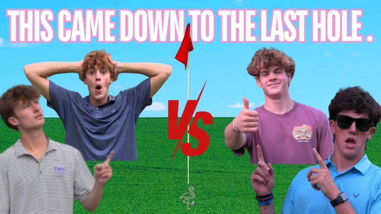This came down to the LAST HOLE!! - YouTube