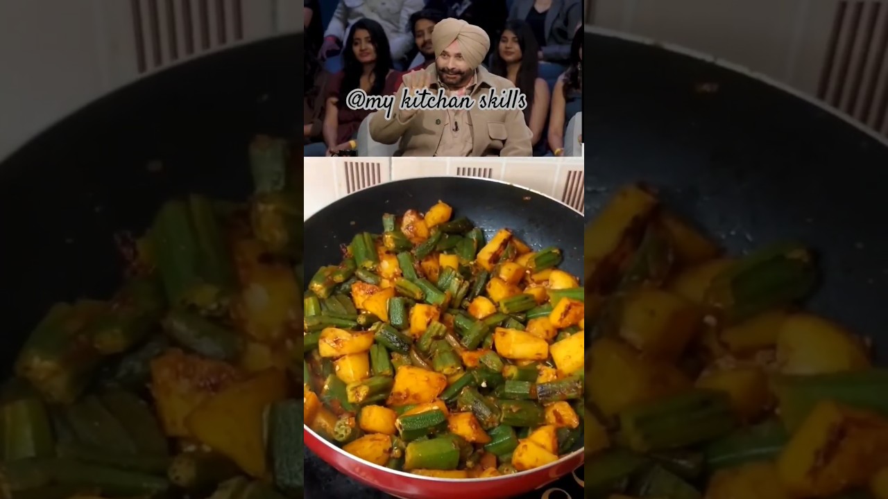 ⁣jackie sheroff'viral bhindi recipe #shorts #viral #food #podcast #podcastclips #jackieshroff #bhindi