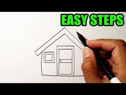 How to draw a house | easy drawing - YouTube