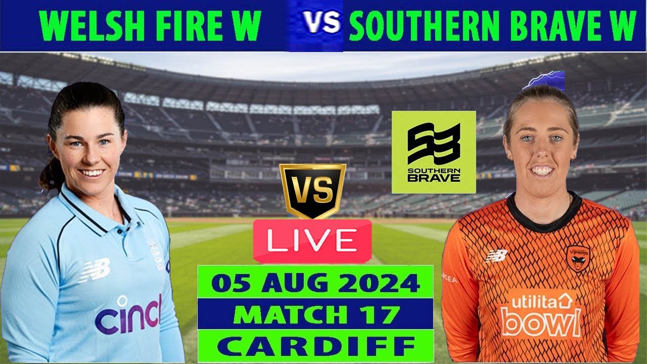 Welsh Fire Women vs Southern Brave Women | WFW vs SBW | The Hundred Women's Competition 2024 Live