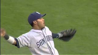 2012/06/14 Amarista's leaping catch