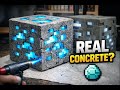 I tried to make a Minecraft Diamond Ore in Real Life !