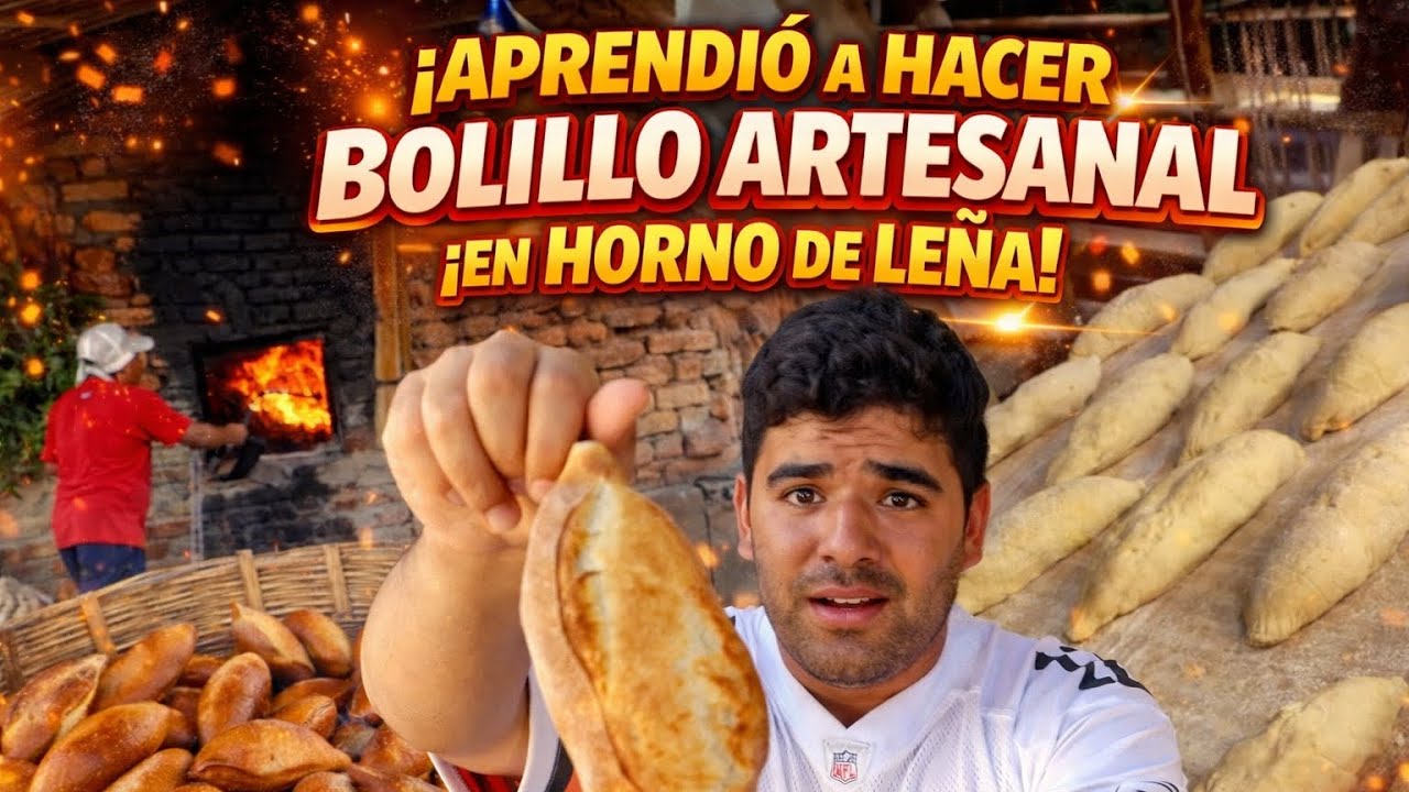 ASI SE HACE EL BOLILLO ARTESANAL EN HORNO DE LEÑA 🪵 #bolillo