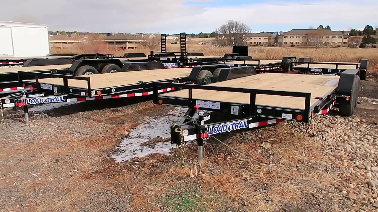 Load Trail Flatbeds are Here! Colorado Trailers Inc YouTube