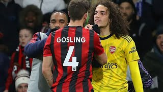 Fight between Matteo Guendouzi and Dan Gosling (Bournemouth 1 - 2 Arsenal)