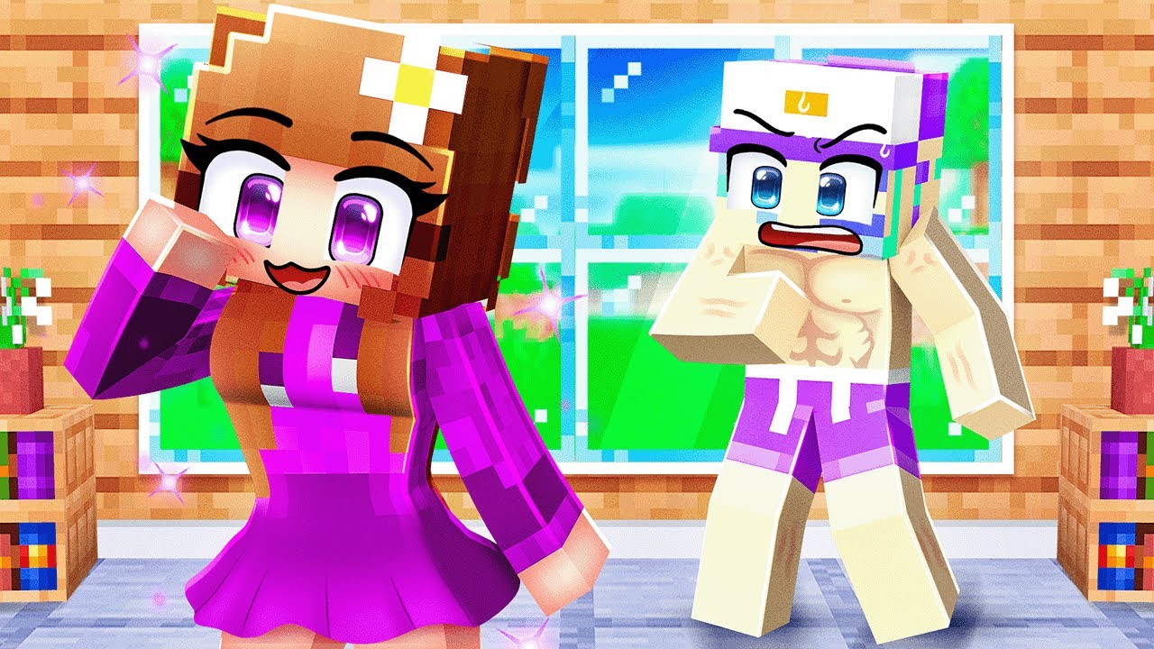 Wearing My FRIEND as a DRESS in Minecraft