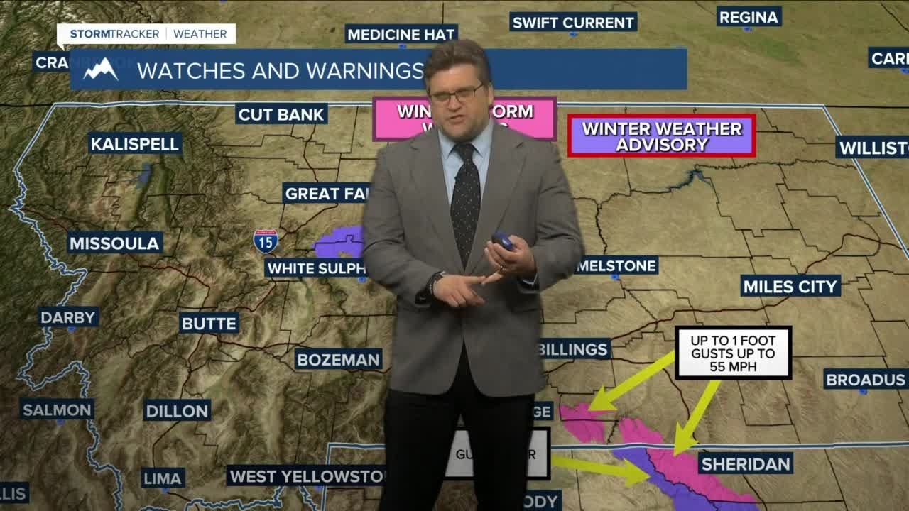 Q2 Billings Area Weather: Rain, mountain snow, and wind today - YouTube